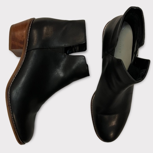 Cole Haan Shoes - Cole Haan Signature Abbot Chelsea Black Leather Bootie size 8